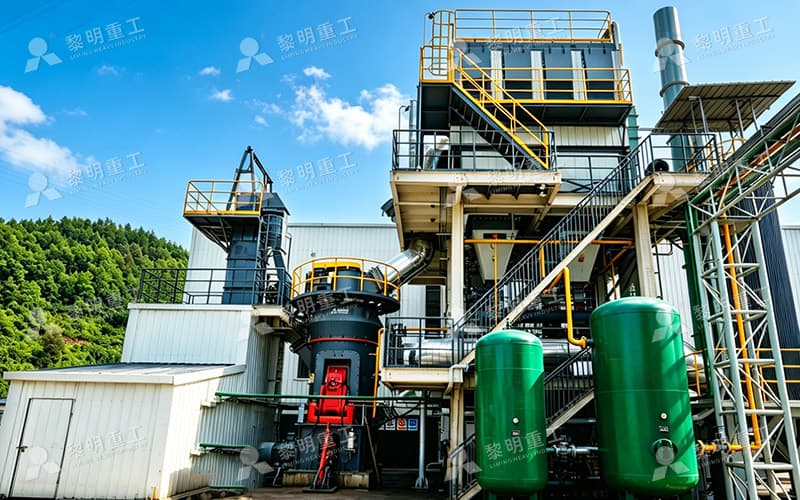四川麦尔兹石灰窑煤粉制备工程项目现场