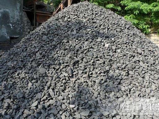 煤矸石物料